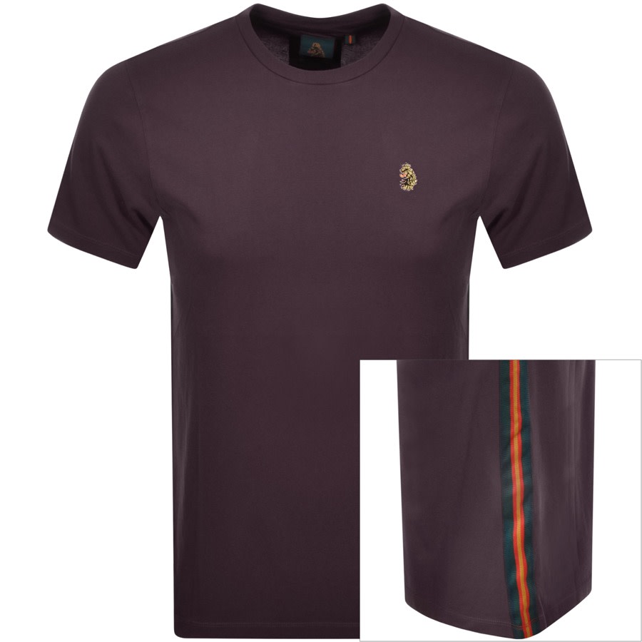Alternative Image for ProductLuke 1977 New Bently Taped T Shirt Purple1